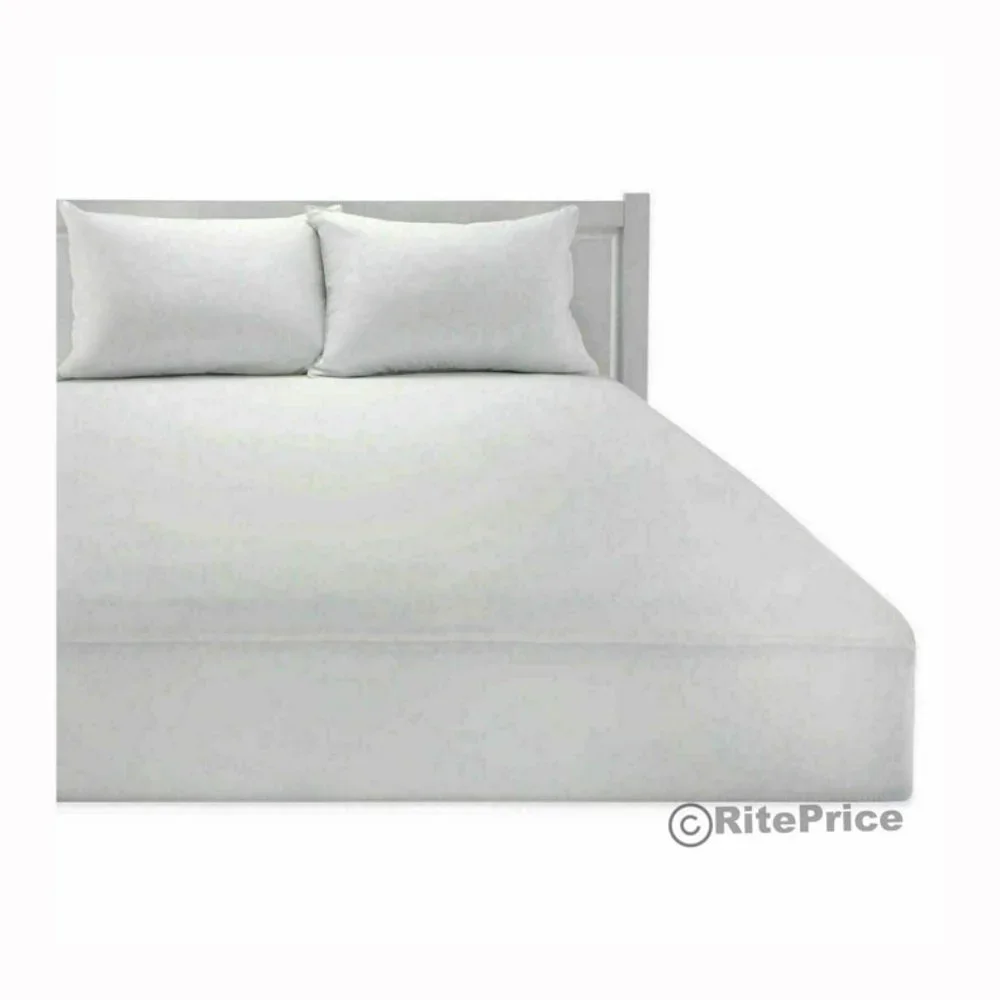 Vinyl Mattress Protector-Waterproof & Dust Mite Proof Durable Cover- King Size